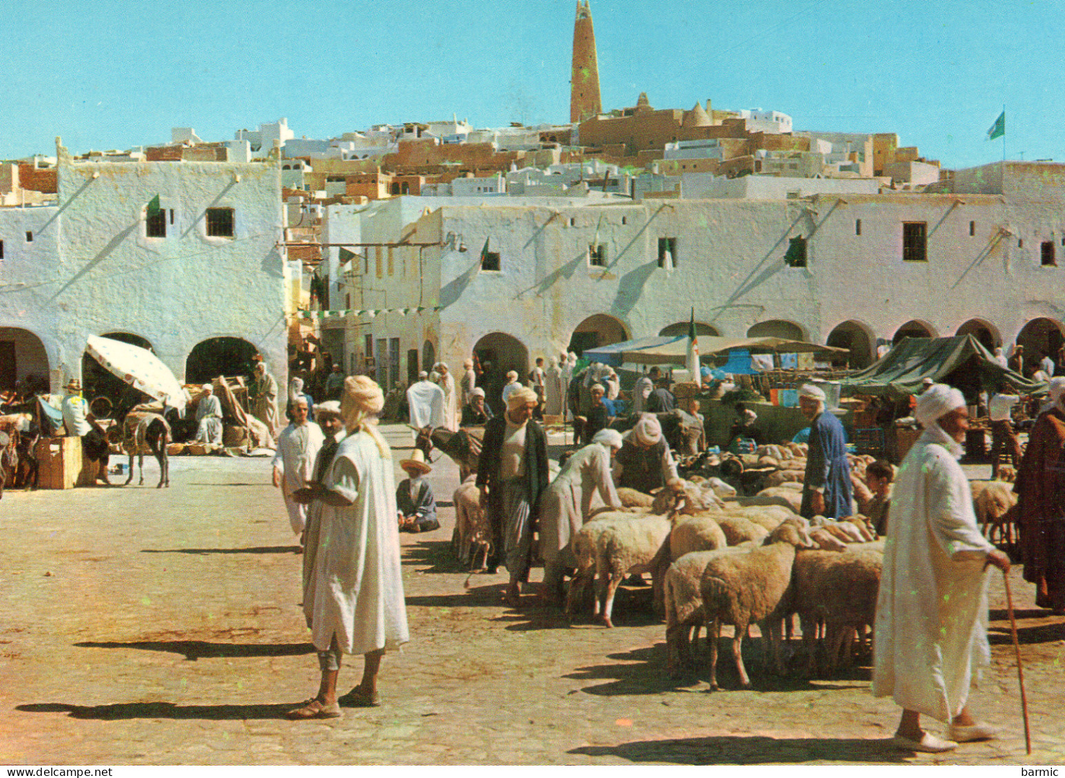 GHARDAIA, LA PLACE DU MARCHE  COULEUR REF 12352 - Ghardaia