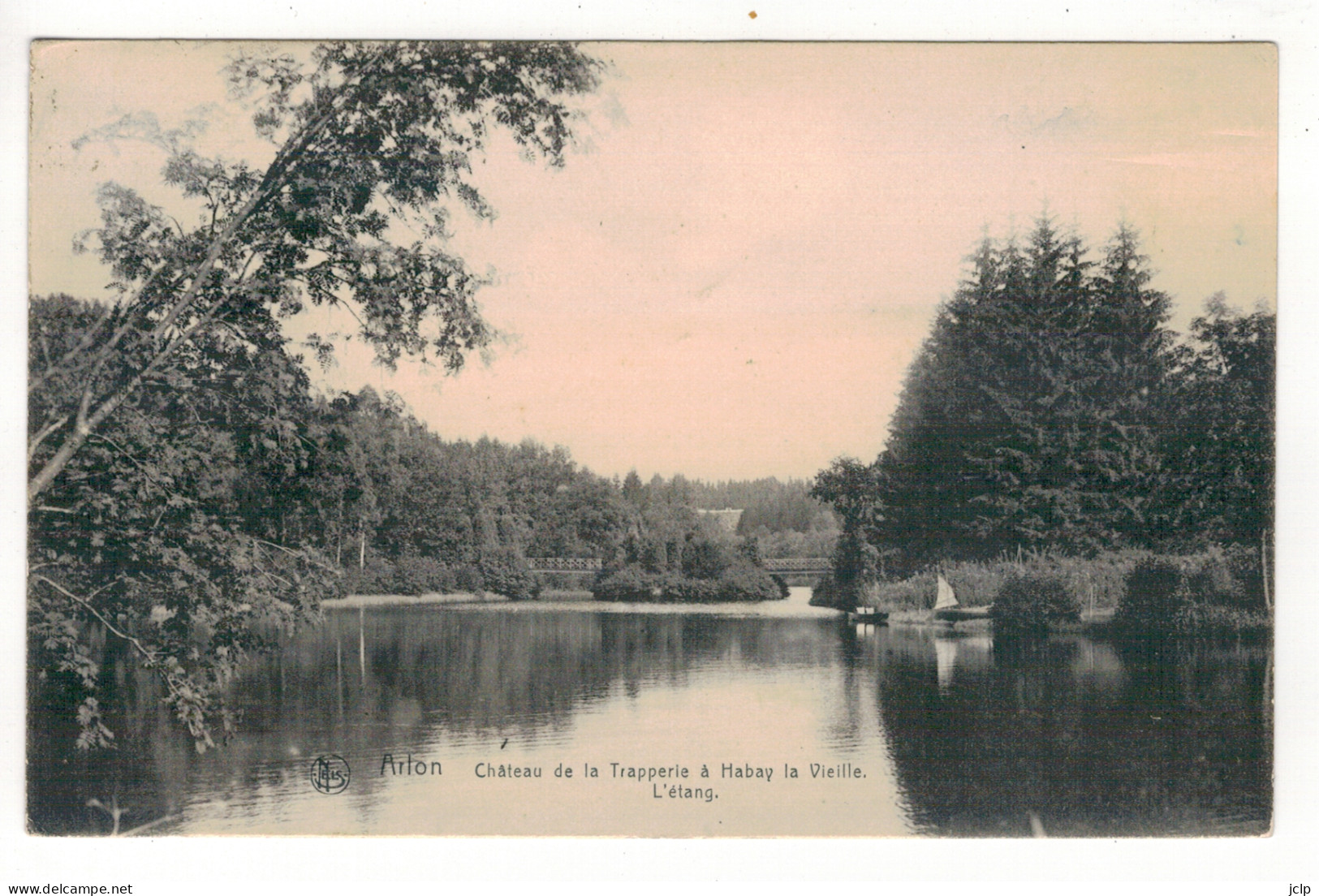 HABAY-LA-NEUVE (Arlon) - Château De La Trapperie à Habay-la-Vieille.  L'étang. - Habay