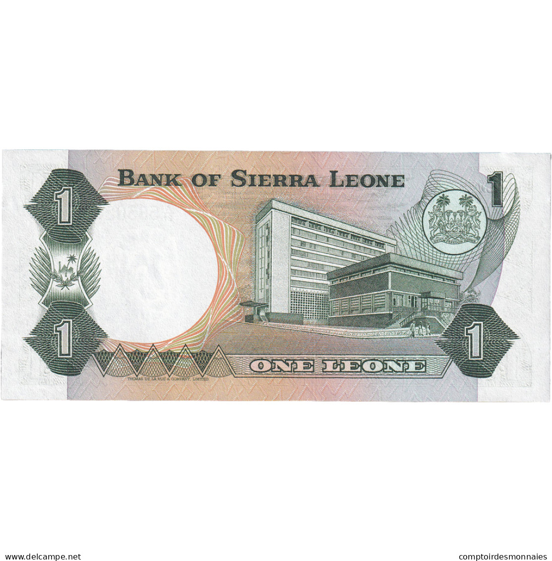 Billet, Sierra Leone, 1 Leone, 1981, 1981-07-01, KM:5e, NEUF - Sierra Leone