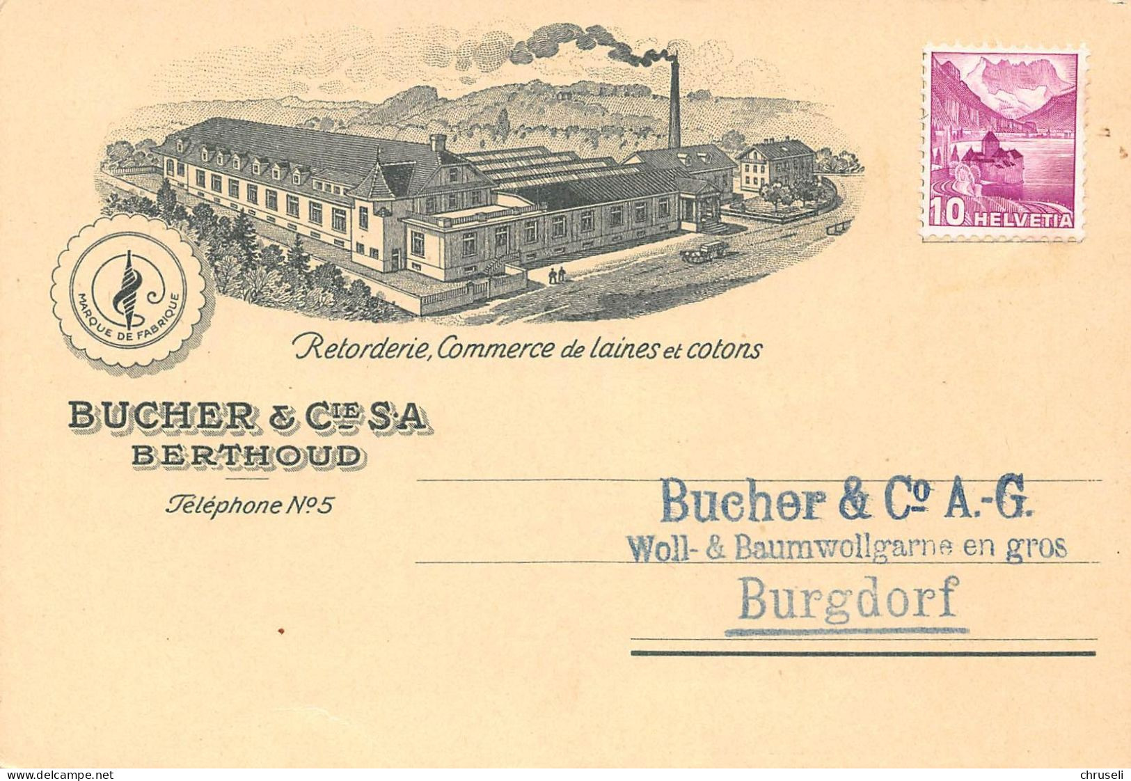 Burgdorf  Bucher & Cie Fabrikation - Eggiwil
