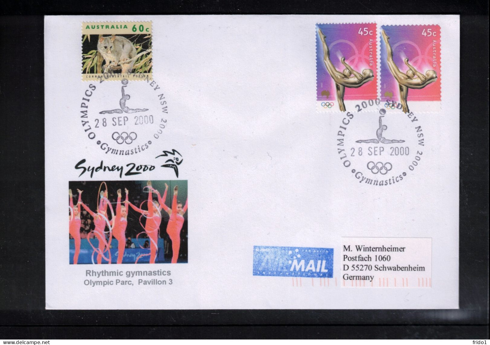 Australia 2000 Olympic Games Sydney - Gymnastics Interesting Cover - Summer 2000: Sydney