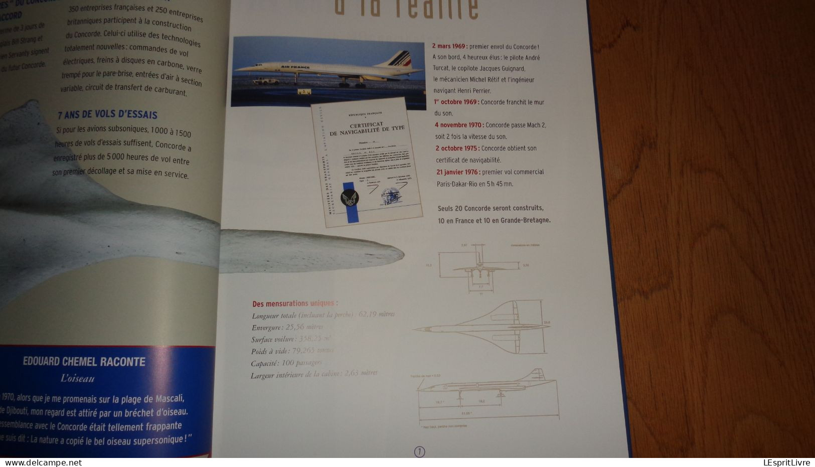 UN CIEL SIGNE CONCORDE Avec DVD Avion Aviation Aircraft Aéronautique Française Supersonique France Histoire