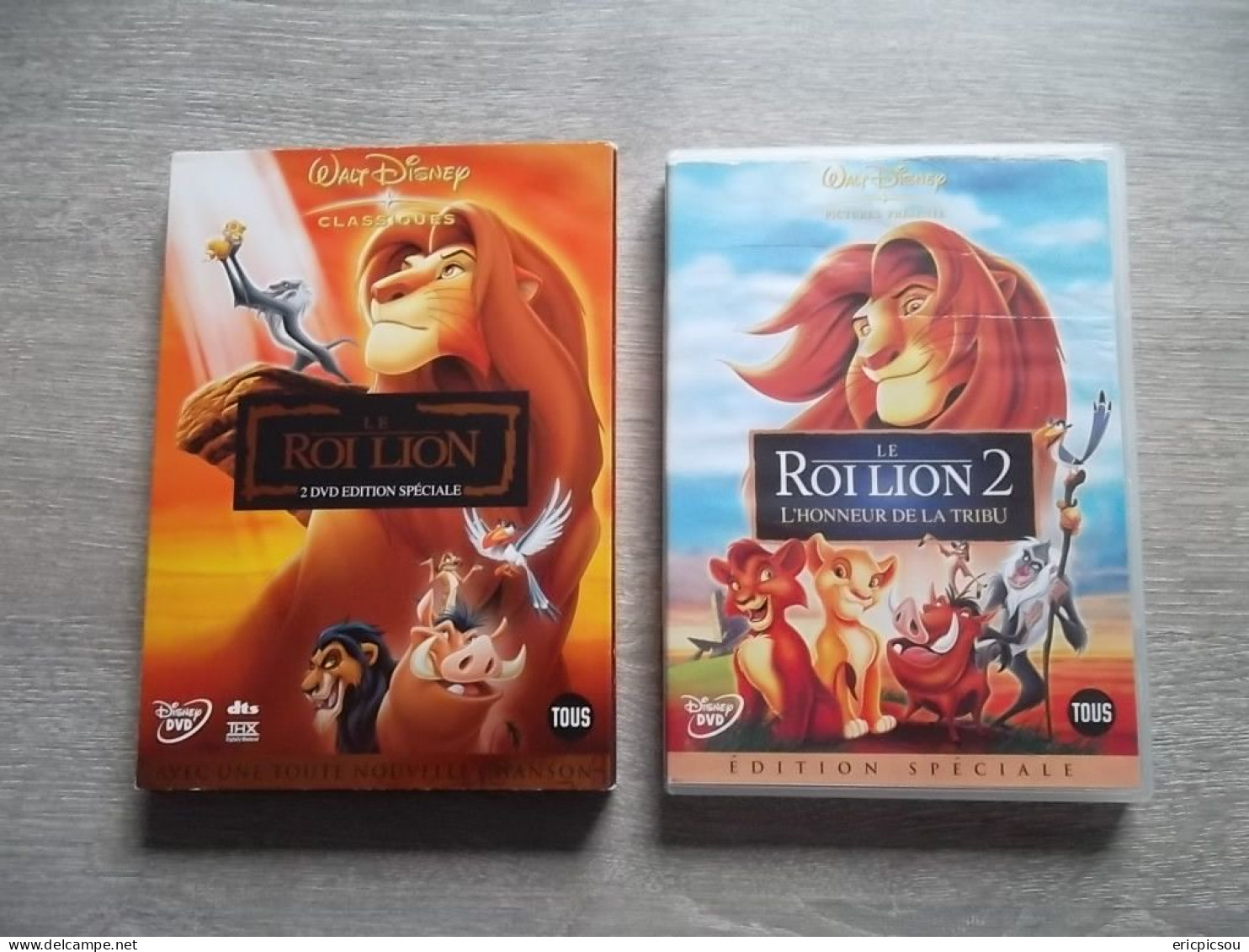 LE ROI LION  1 Et 2 (Disney) 3 DVD ( Edition Spéciale ) - Dibujos Animados