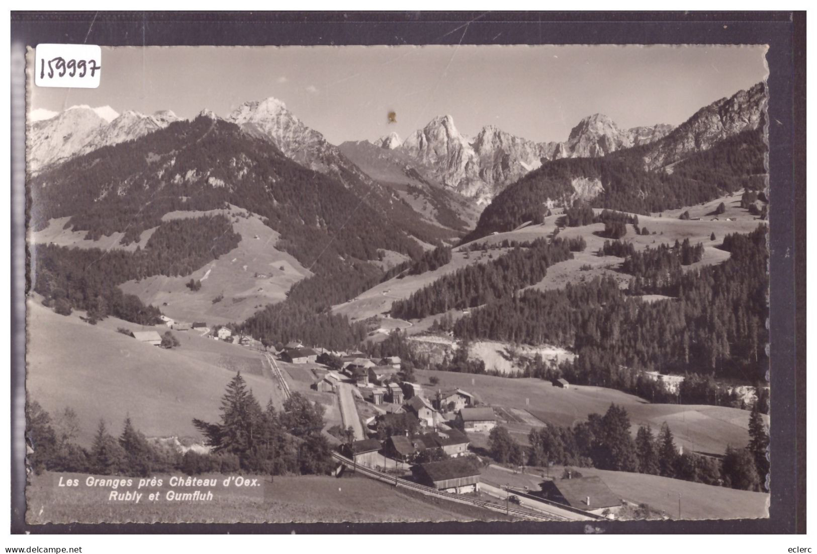 DISTRICT DU PAYS D'ENHAUT - LES GRANGES PRES CHATEAU D'OEX - TB - Château-d'Œx