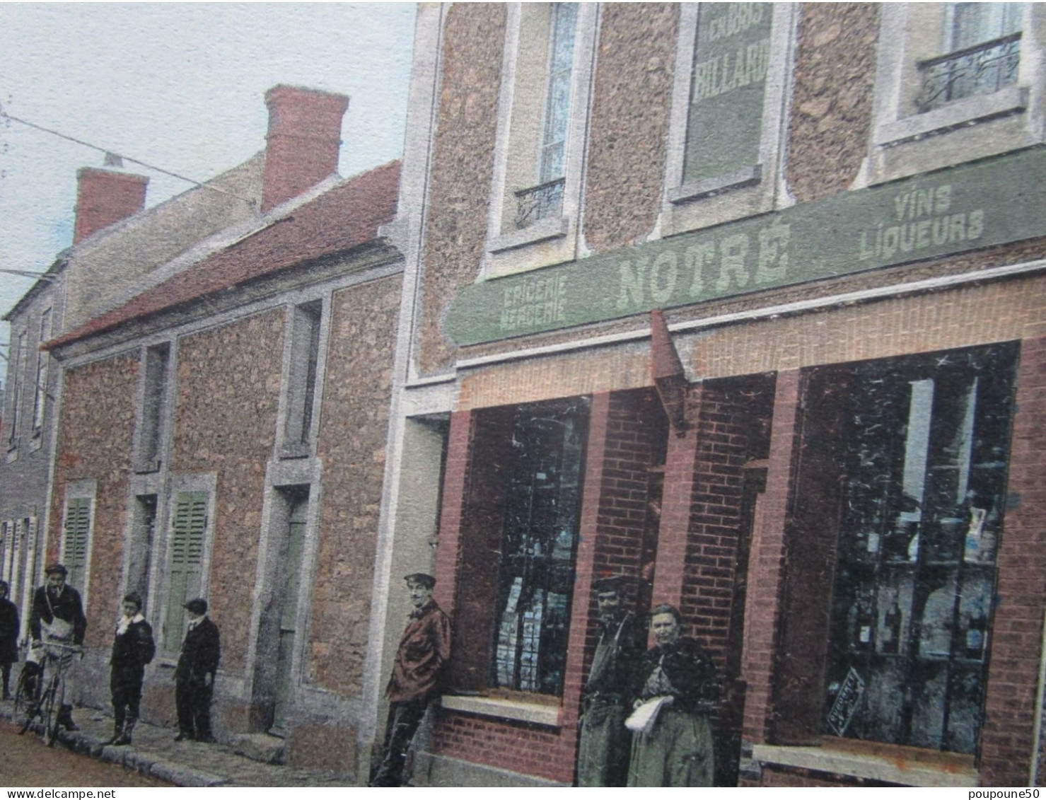 CPA 77 Seine Et Marne CESSON Vers Melun   - Route De Melun à Corbeil Café Tabac épicerie Mercerie Maison Notré 1910 - Cesson