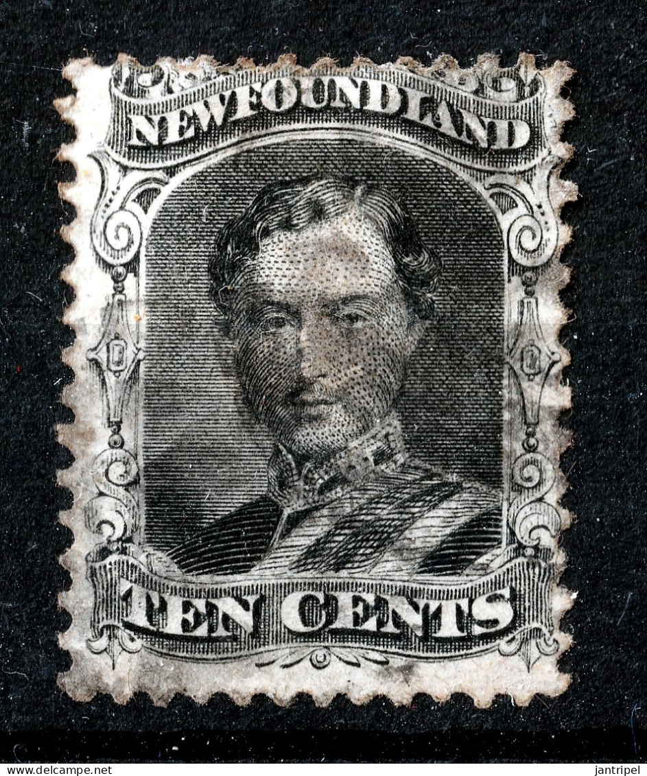 NEW FOUNDLAND  1866  PRINCE ALBERT  USED - 1865-1902