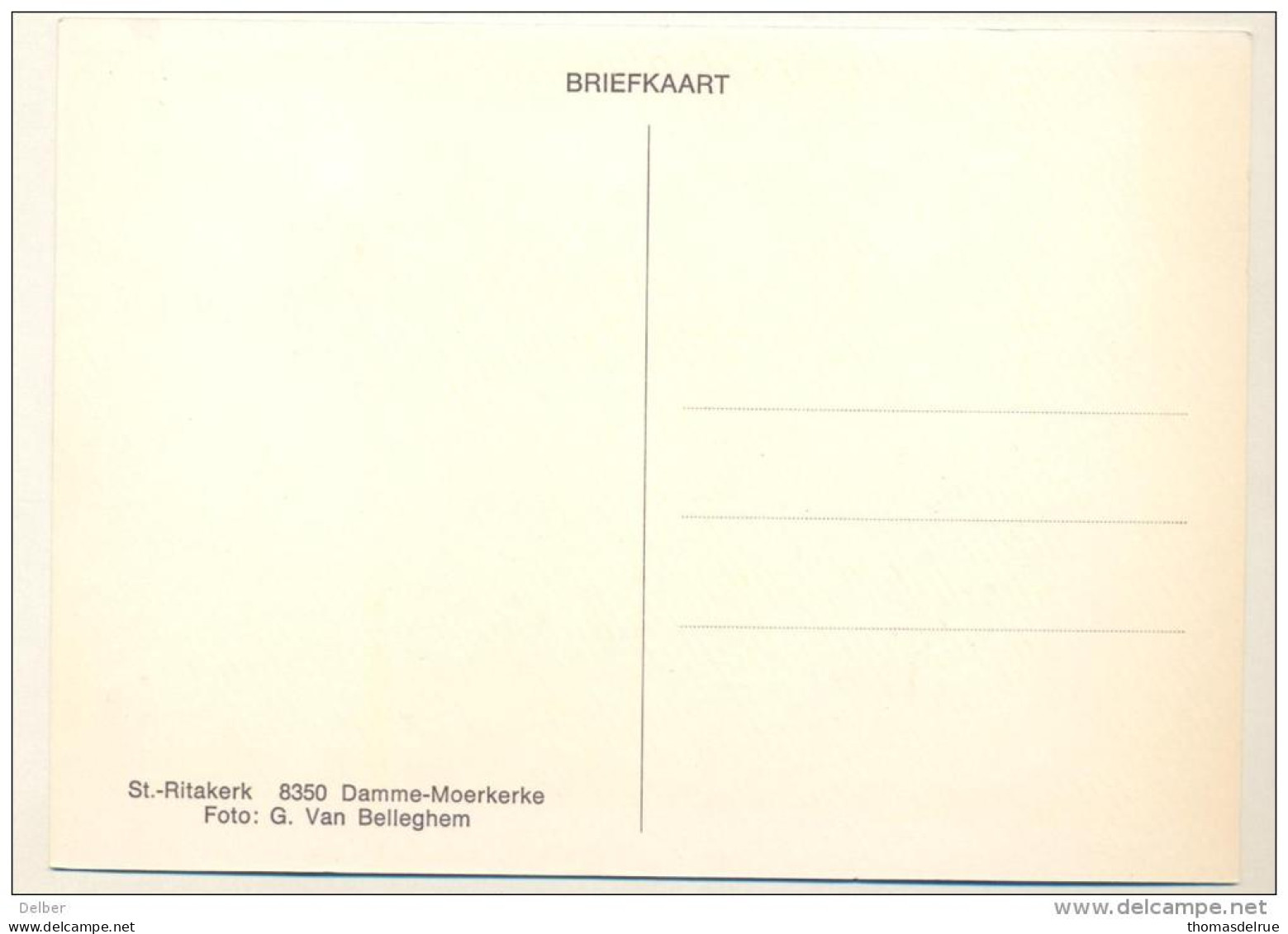 Pk174: St. Ritakerk 8350 DAMME-MOERKERKE - Damme