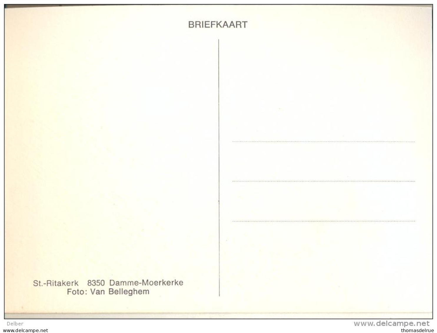 Pk173: St. Ritakerk 8350 DAMME-MOERKERKE - Damme