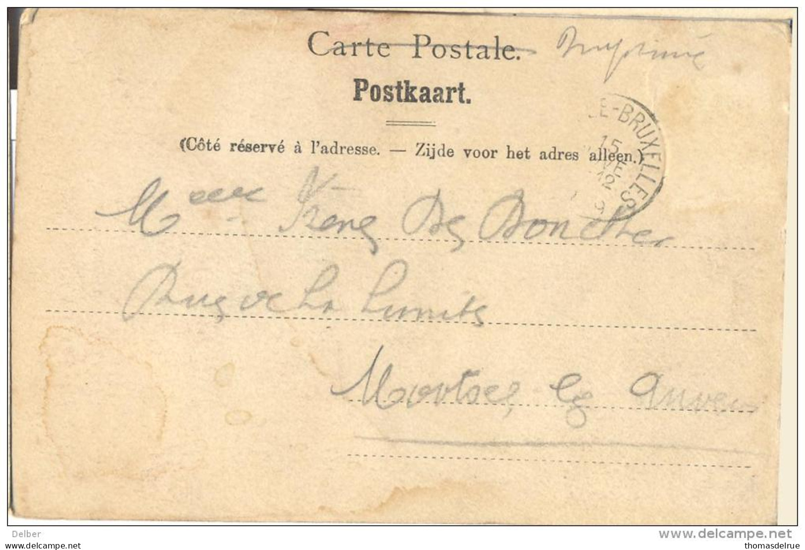 Op945:  Ed  Nels  Bruxelles Série67 N) 3 Environs Gembloux -  Tougirnne ...postzegel Is Weg... Iets Vuil 1909.. - Gembloux