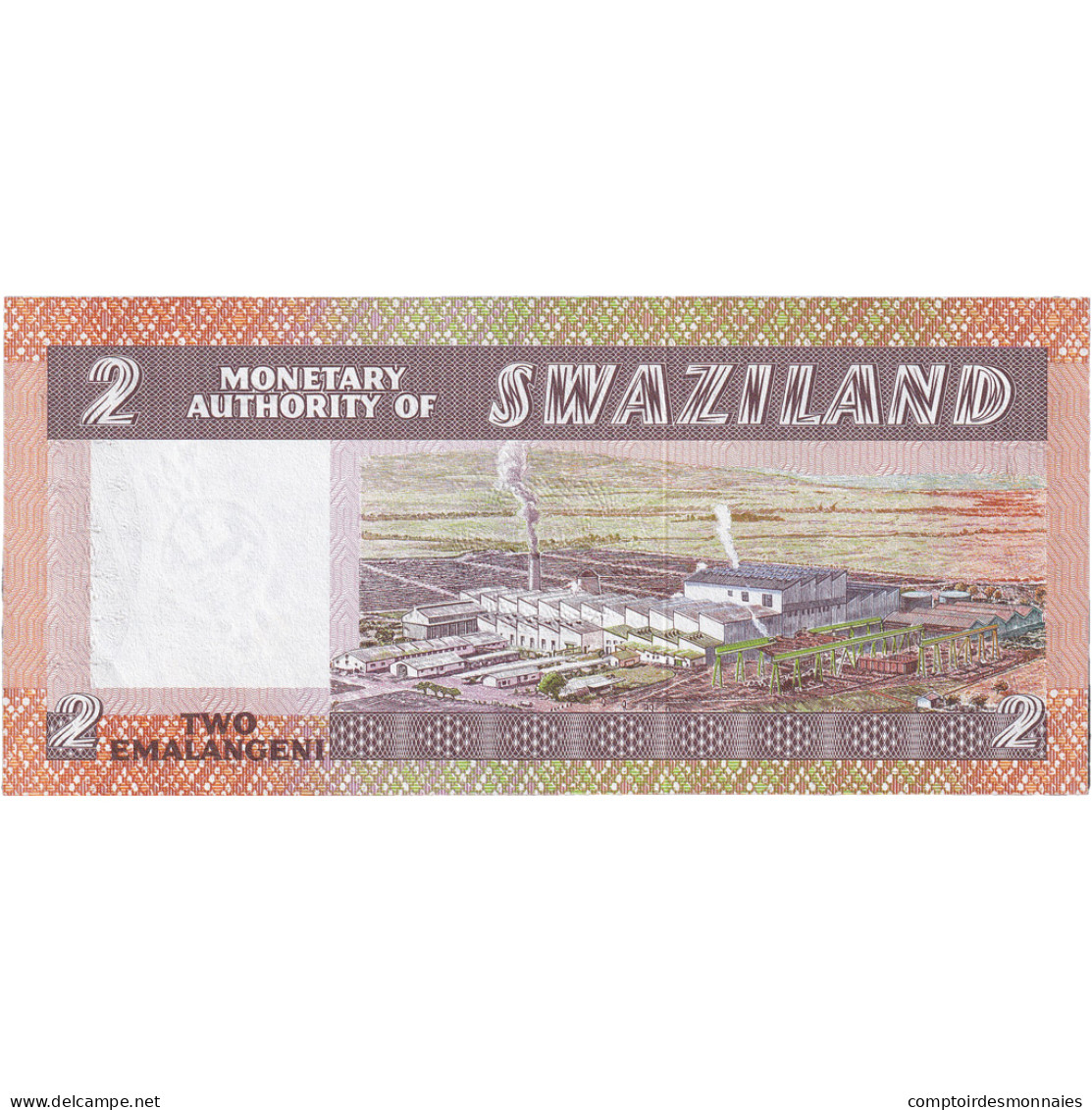 Billet, Eswatini, 2 Emalangeni, Undated (1974), Undated (1974), KM:2a, NEUF - Swaziland