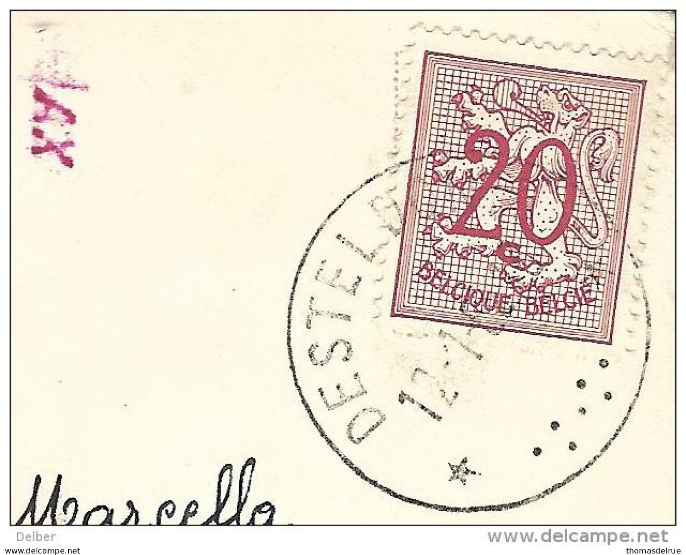 _6ik-964:  N° 851: * DESELDONK * : Sterstempel  Met  Sorteerstempeltje - 1951-1975 Heraldieke Leeuw