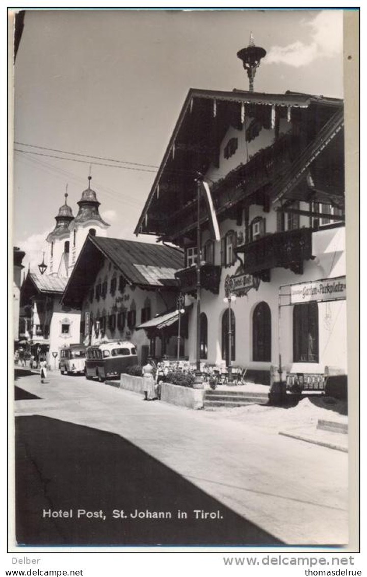 _pk065: HOTEL POST, St. Johann In Tirol... De Postzegel Is Weg... - St. Johann In Tirol
