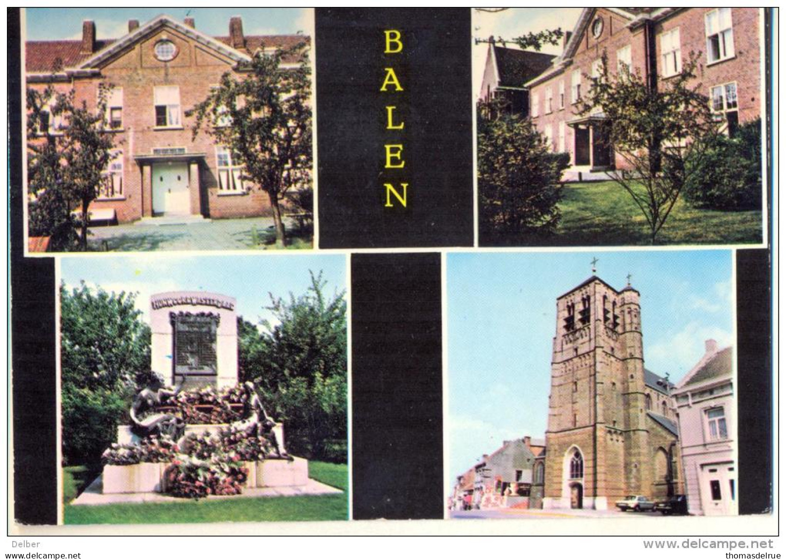 _pk083: BALEN  1985  Oorlogsmonument - Balen