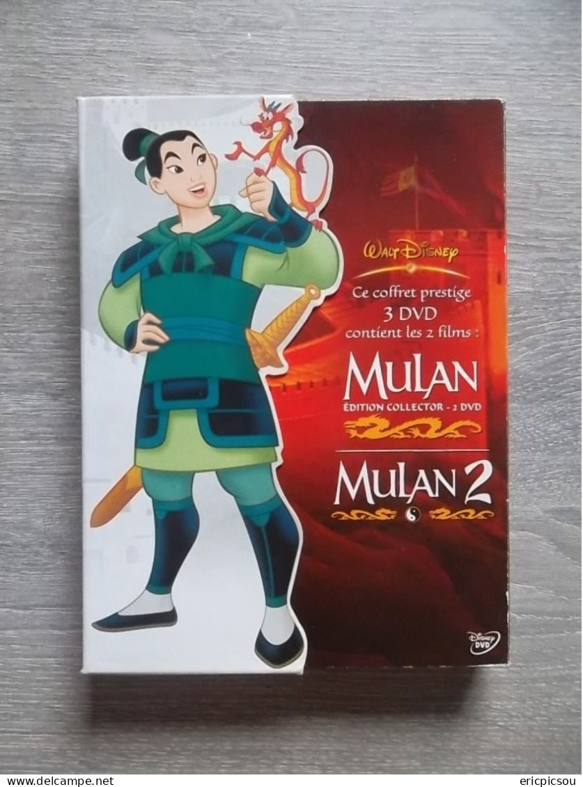MULAN 1 ET 2 ( Disney ) 3 DVD  ( Editions Collector ) - Animation
