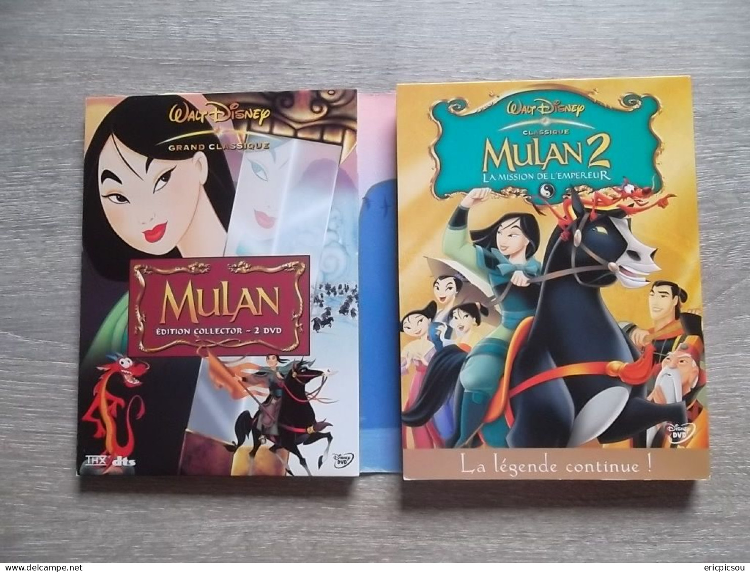 MULAN 1 ET 2 ( Disney ) 3 DVD  ( Editions Collector ) - Cartoni Animati