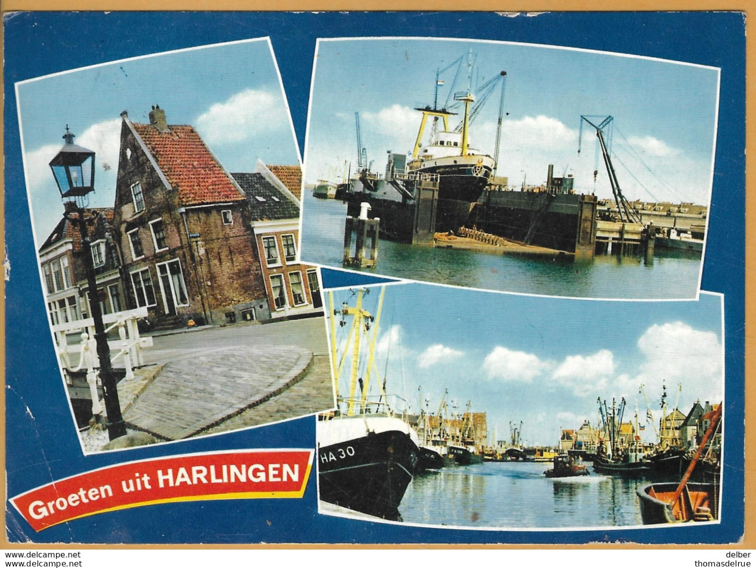 8Aa-919: Groeten Uit HARLINGEN > 1310 La Hulpe 1973  BE - Harlingen