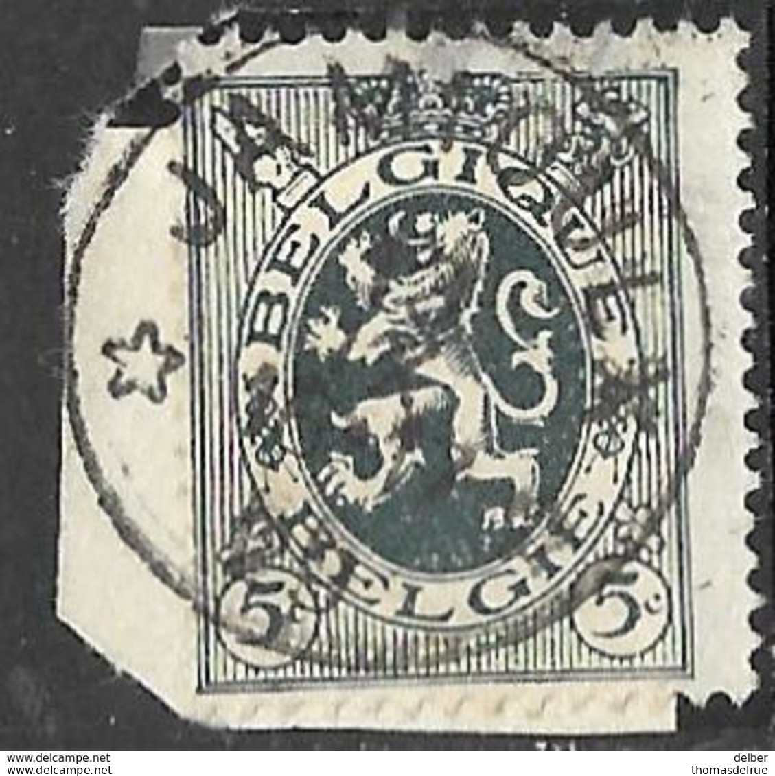 8S-128: N°279: *JAMIOULX* : Sterstempel - 1929-1937 Heraldischer Löwe