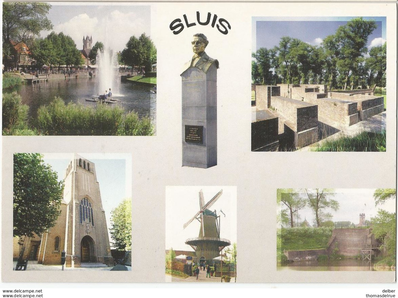 8Eb-649:  SLUIS + Molen + VAN DALE  + Kerk... - Sluis