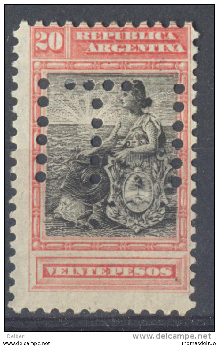 5Nz-964: N° 130 With Perfins.. - Used Stamps