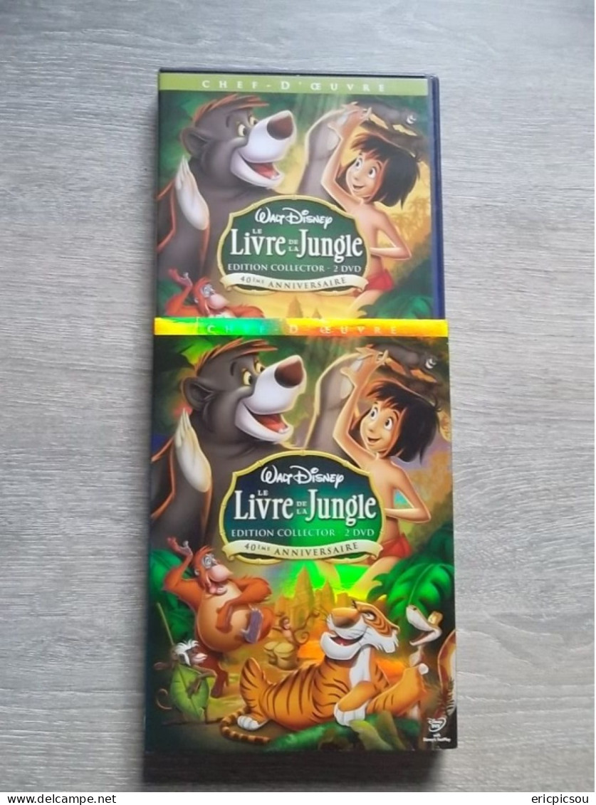 LE LIVRE DE LA JUNGLE ( Disney ) 2 DVD Edition Collector 40° ANNIVERSAIRE - Dibujos Animados