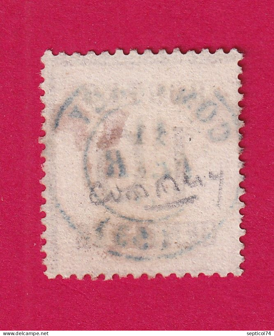 ALSACE LORRAINE N°5 CAD TYPE 15 BLEU COMMERCY MEUSE TIMBRE BRIEFMARKEN FRANCE - Used Stamps