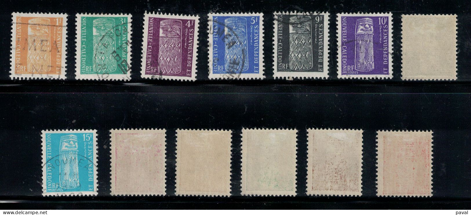 SERVICES SERIE COMPLETE N°1 à 13, NOUVELLE CALEDONIE, COTE 55,00€, 1959 - Dienstzegels