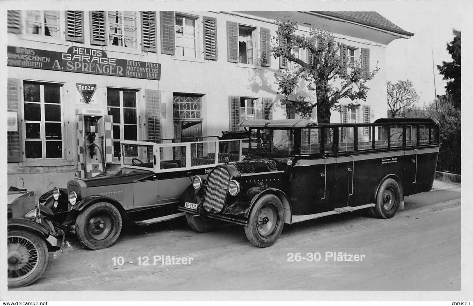 Menziken Helios Garage A. Sprenger Autocars Tankstell Benzin - Menziken