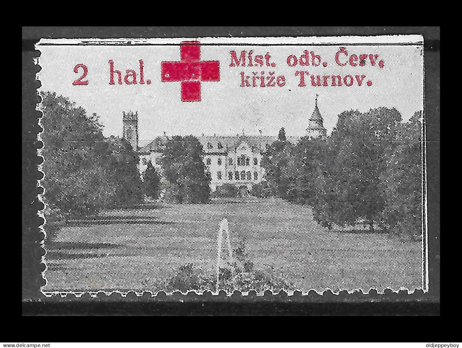 KuK AUSTRIA Czechia Bohemia WWI War 1916 Red Cross Rotes Kreuz Charity Turnau Turnov Hrubá Skála Groß Skal HOTEL Castle - Croix-Rouge