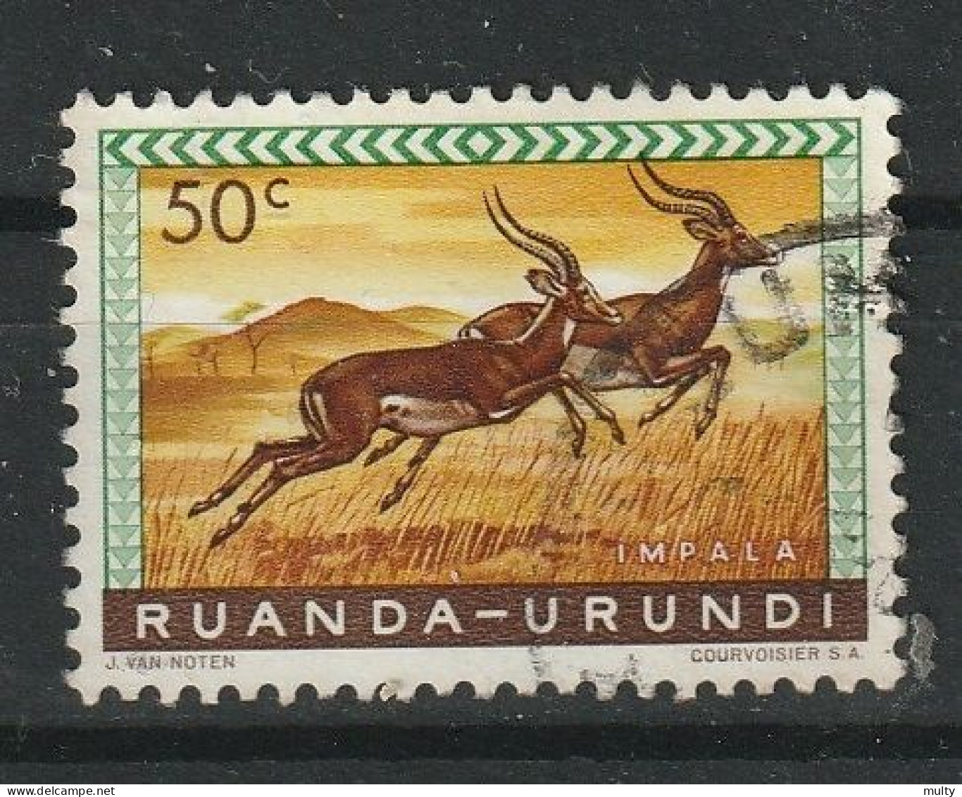 Ruanda-Urundi Y/T 208 (0) - Oblitérés