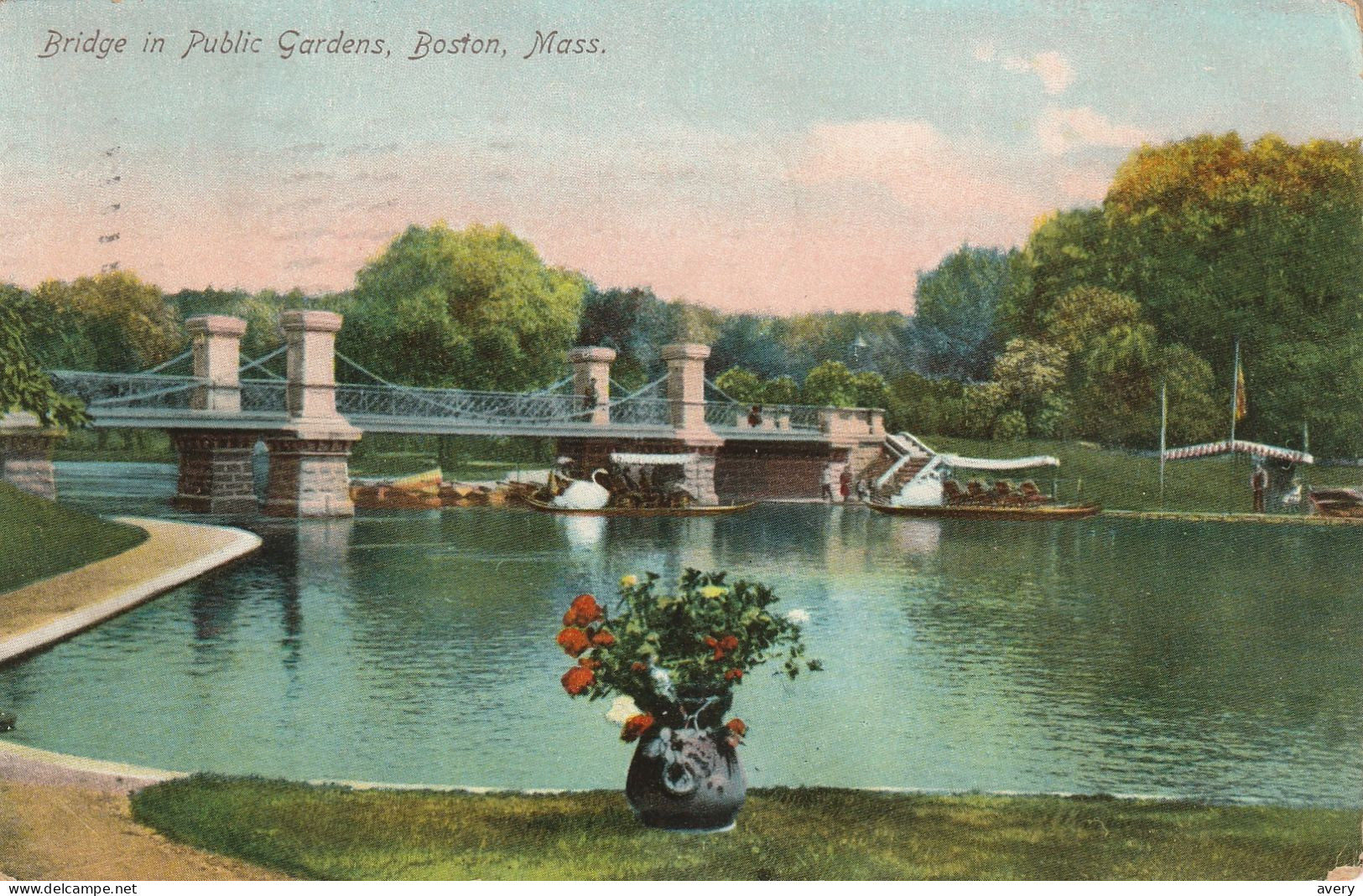 Bridge In Public Gardens, Boston, Massachusetts - Boston