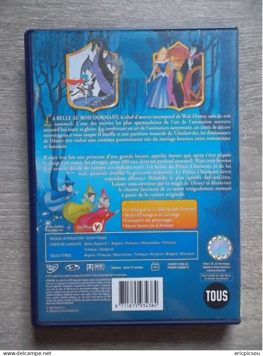 LA BELLE AU BOIS DORMANT (Disney) DVD - Dessin Animé