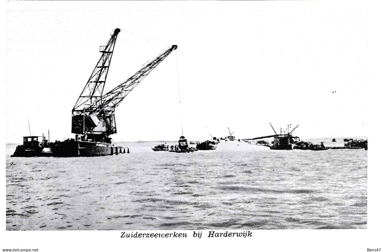 Harderwijk Zuiderzeewerken  -ongelopen - Harderwijk