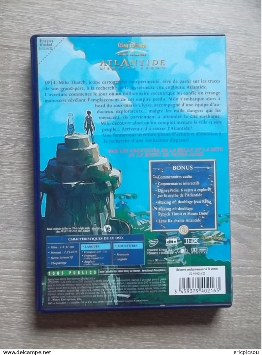 ATLANTIDE ( Disney ) DVD - Cartoons