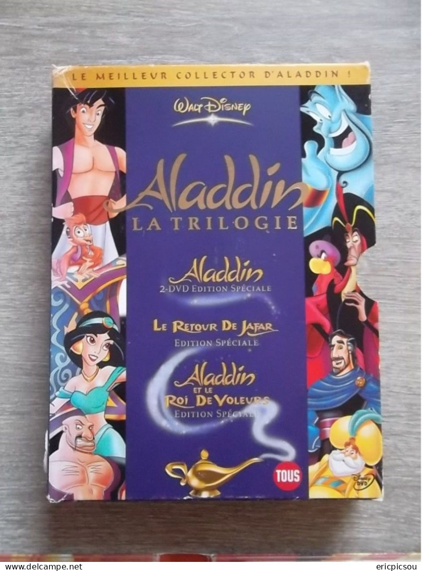 ALADDIN ( LA TRILOGIE ) (Disney ) 4 DVD Coffret Collector - Cartoons