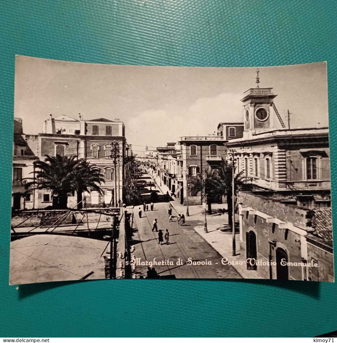 Cartolina Margherita Di Savoia - Corso Vittorio Emanuele. Viaggiata - Barletta