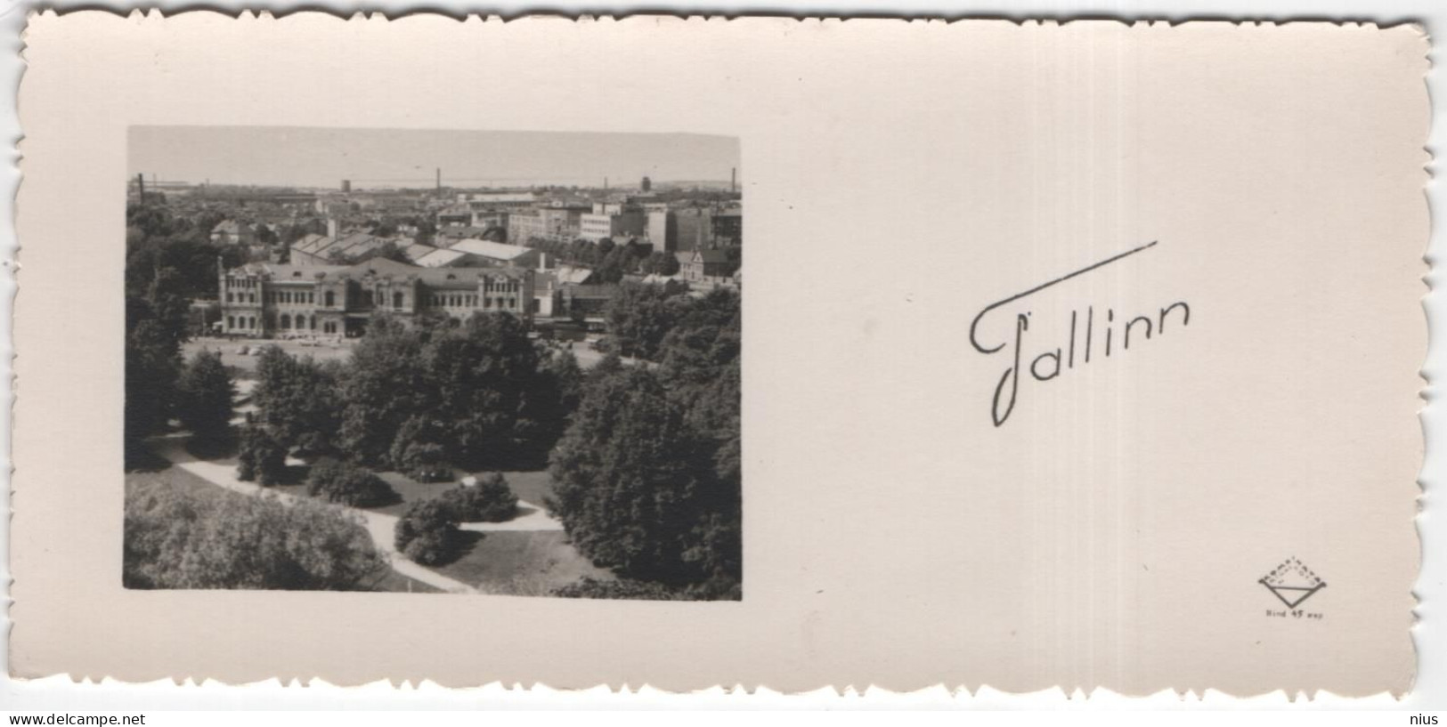 Estonia 1949 Tallinn, Size 12 X 6 Cm - Estonie