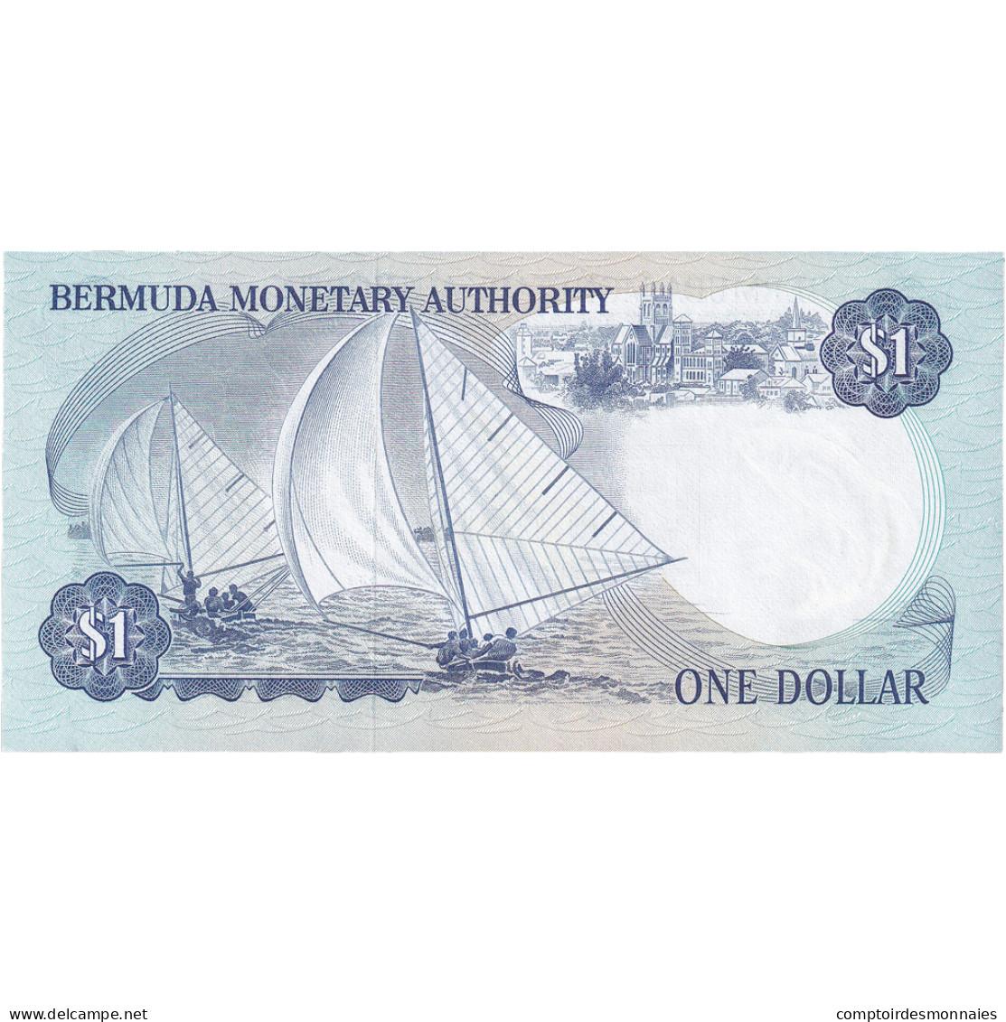 Billet, Bermuda, 1 Dollar, 1982, 1982-01-02, KM:28b, NEUF - Bermudas