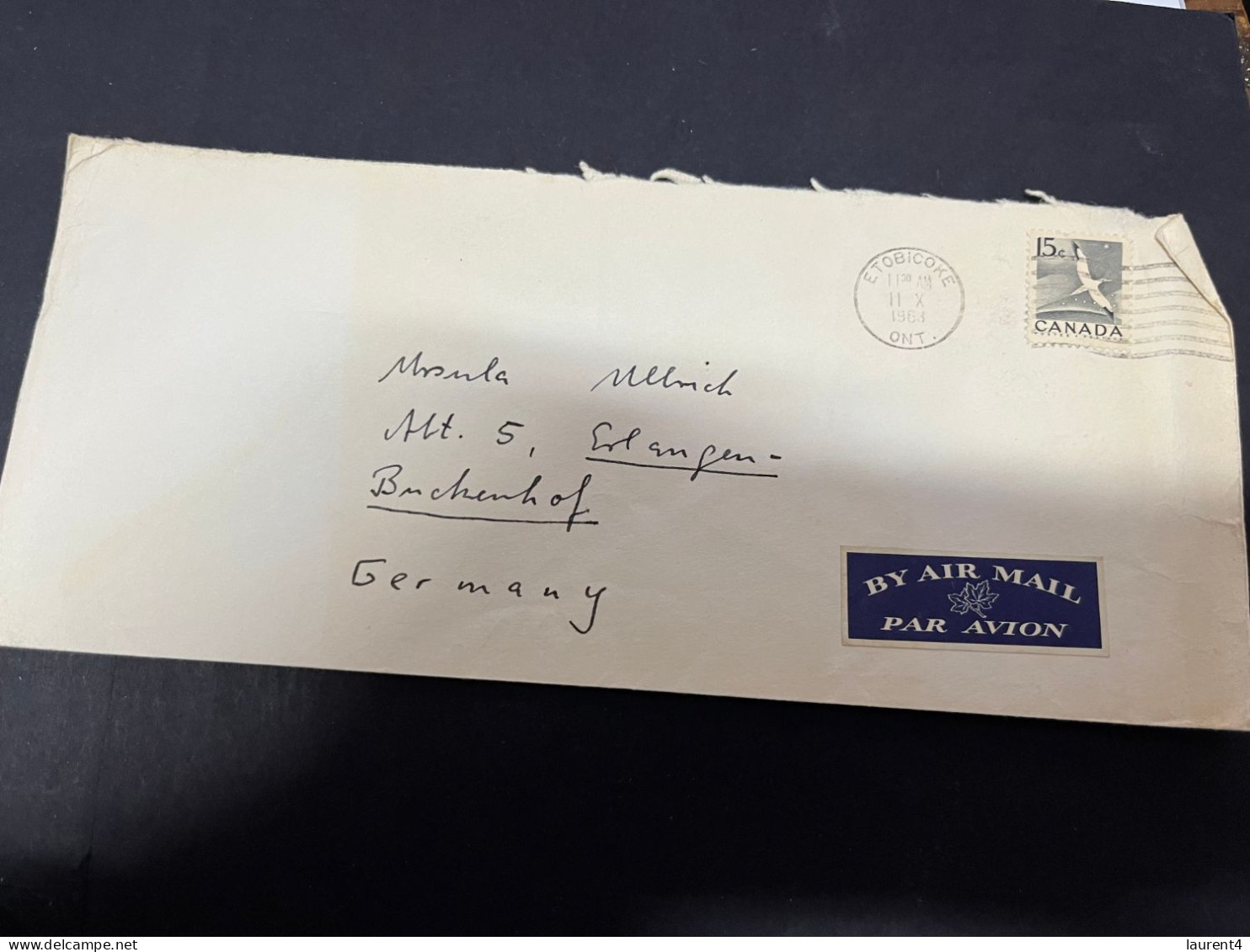 13-11-2023 (2 V 9) 2 Cover / Letter Posted From Canada To West Germany (1960's) - Briefe U. Dokumente
