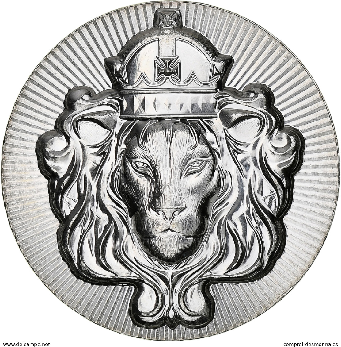 Grande-Bretagne, 3.215 Troy Oz, Silver Lion, Scottsdale, Argent, FDC - Nieuwe Sets & Proefsets