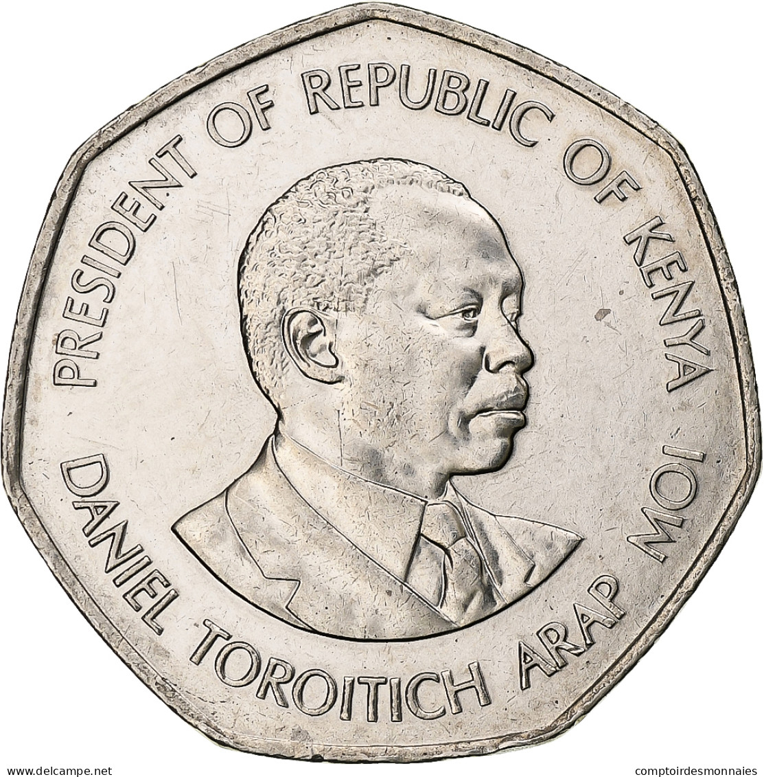 Kenya, 5 Shillings, 1994, British Royal Mint, Nickel Plaqué Acier, SUP, KM:23a - Kenya