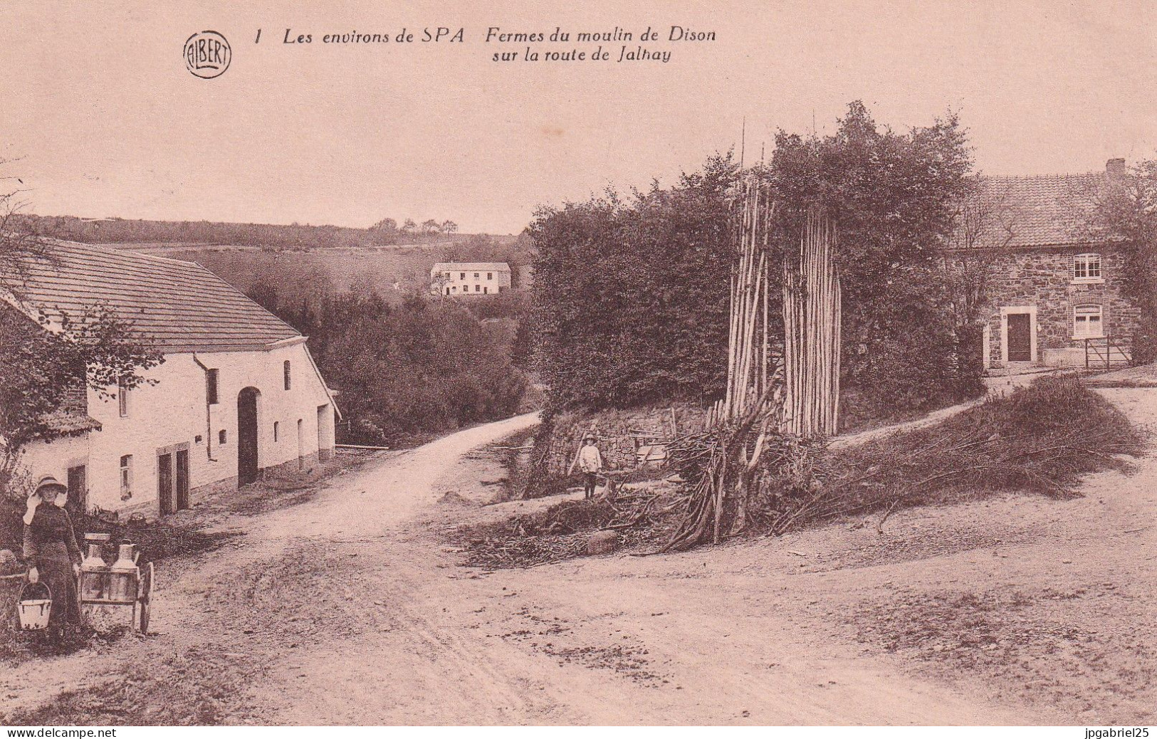 BROC  Dison Fermes Du Moulin De Dison Sur La Route De Jalhay - Dison