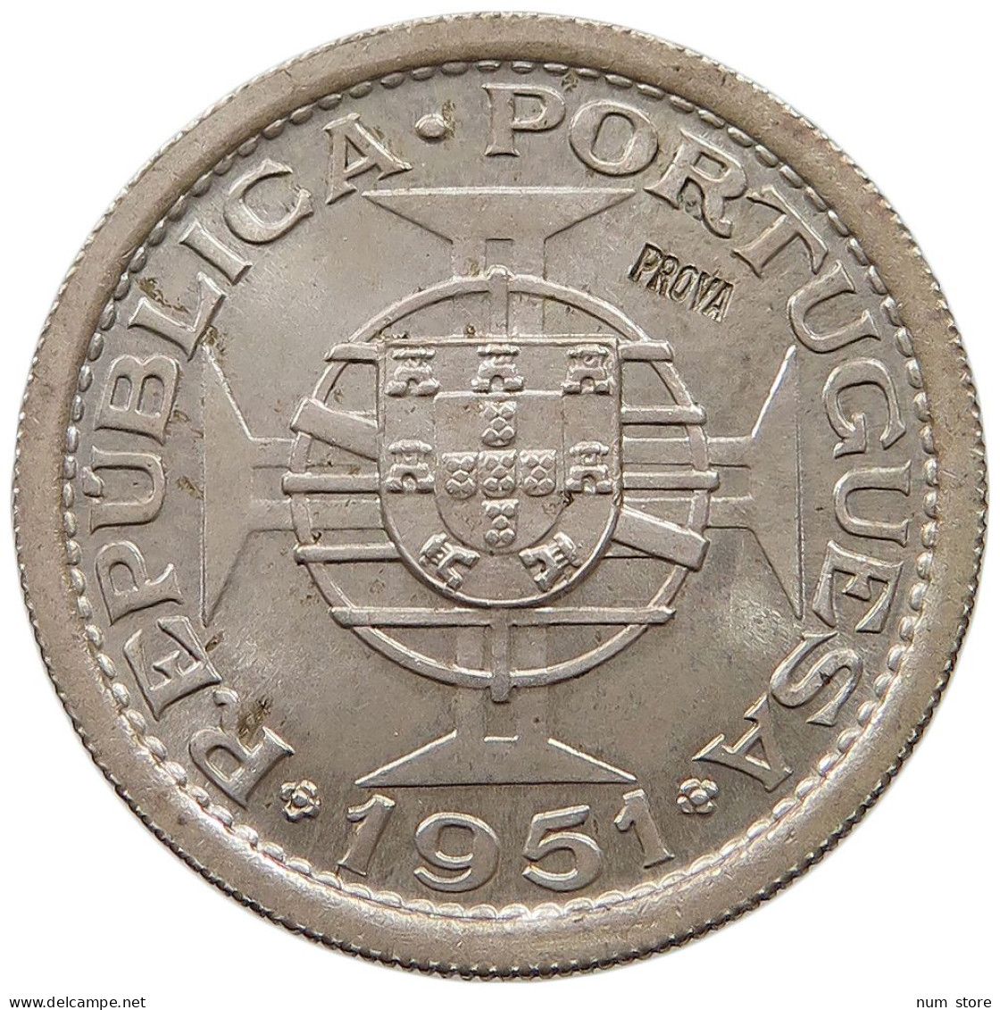 ST. THOMAS AND PRINCE 5 ESCUDOS 1951 PROVA #t065 0657 - Sao Tome En Principe