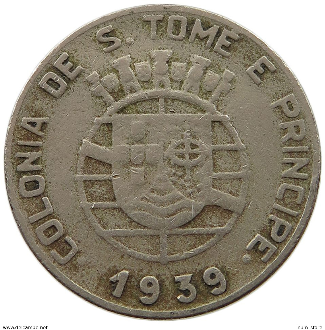 ST. THOMAS AND PRINCE ESCUDO 1939  #t064 0003 - Sao Tomé E Principe