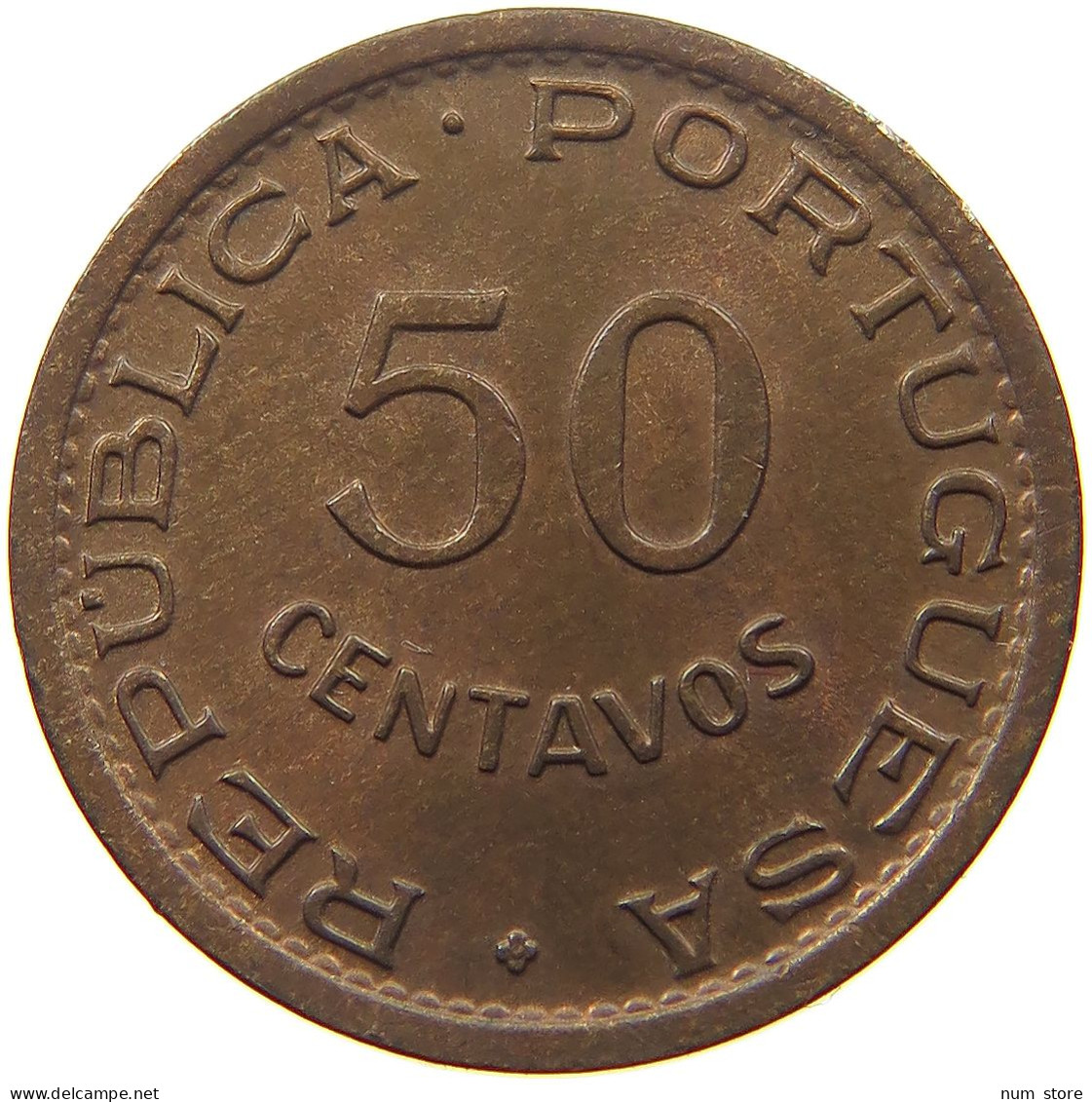 ST. THOMAS AND PRINCE 50 CENTAVOS 1962  #s051 0827 - São Tomé Und Príncipe