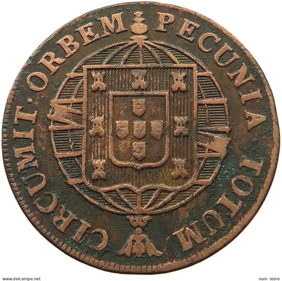 ST. THOMAS AND PRINCE 40 REIS 1821  #t064 0037 - Sao Tome And Principe