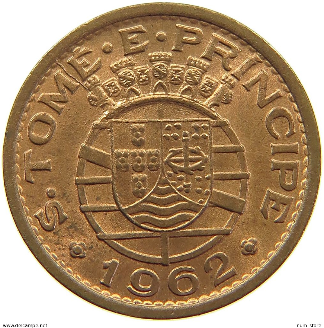 ST. THOMAS AND PRINCE 20 CENTAVOS 1962  #c065 0211 - Sao Tome And Principe