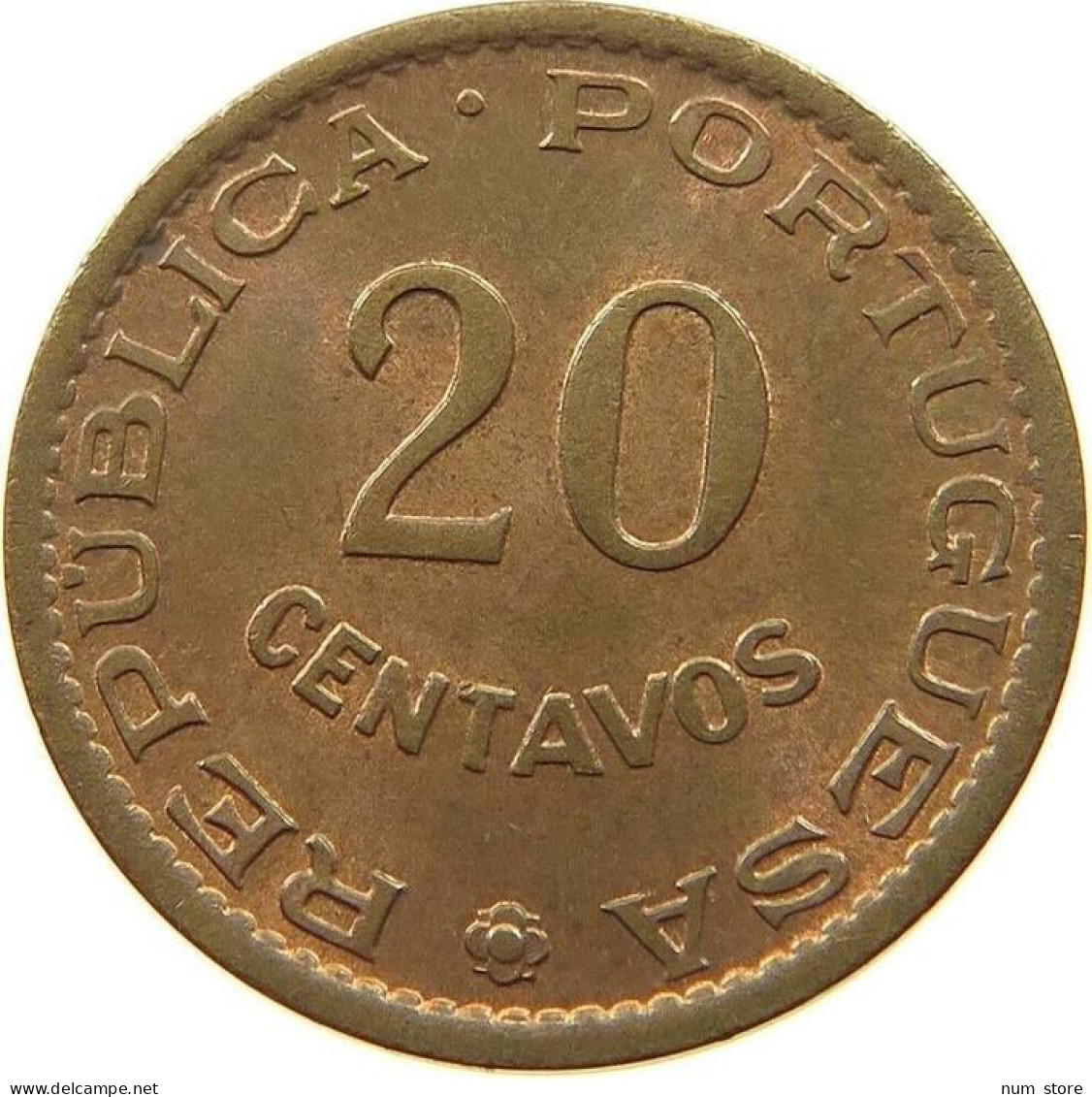 ST. THOMAS AND PRINCE 20 CENTAVOS 1964  #t064 0027 - São Tomé Und Príncipe