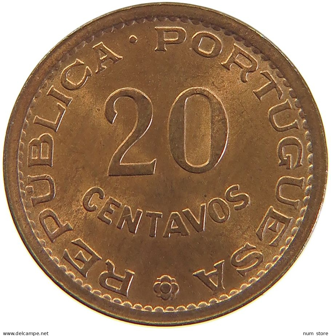 ST. THOMAS AND PRINCE 20 CENTAVOS 1971  #c041 0577 - Sao Tome En Principe