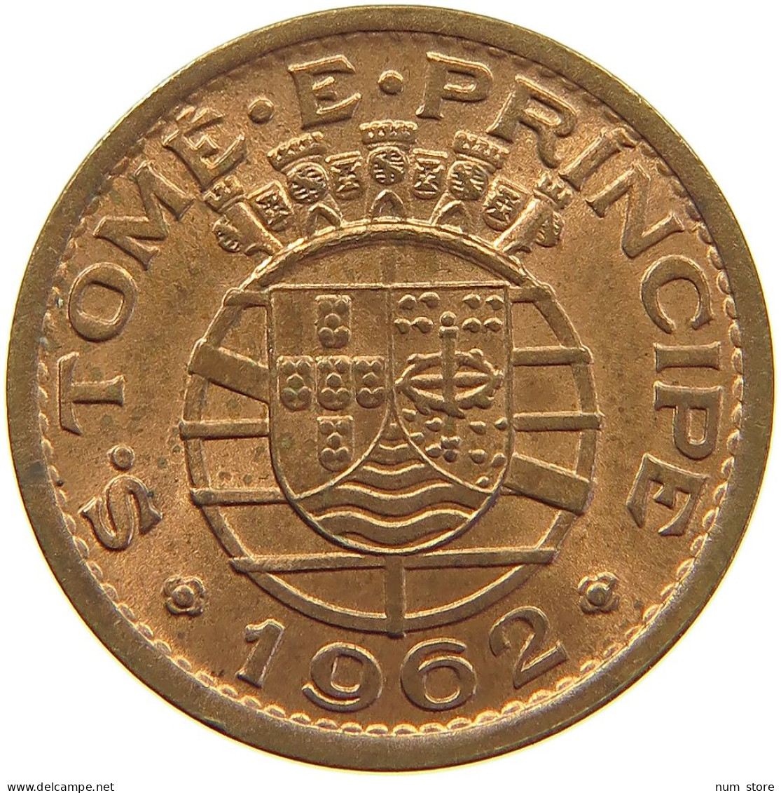 ST. THOMAS AND PRINCE 20 CENTAVOS 1962  #c065 0227 - Sao Tome En Principe