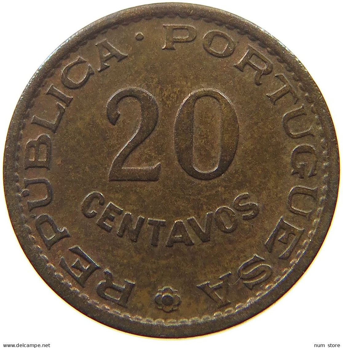 ST. THOMAS AND PRINCE 20 CENTAVOS 1962  #s052 0121 - Sao Tome And Principe